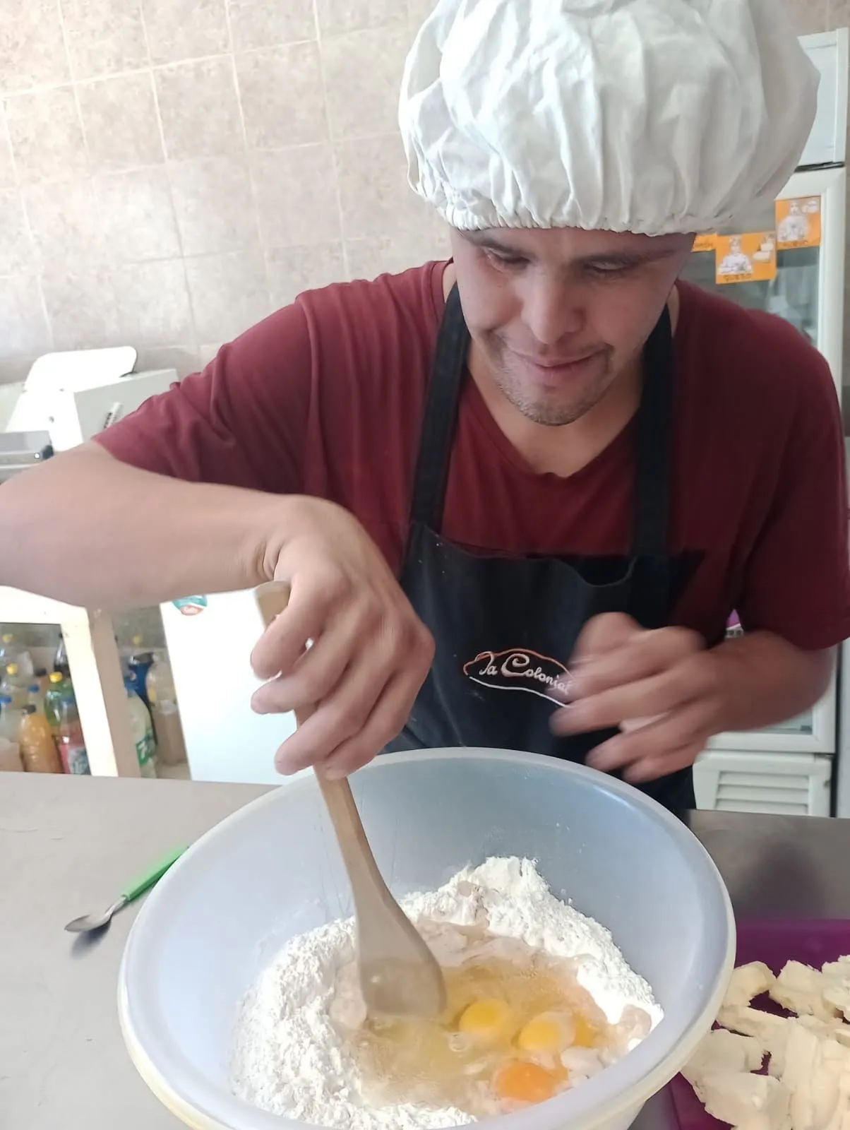Operarios elaborando en Masamano